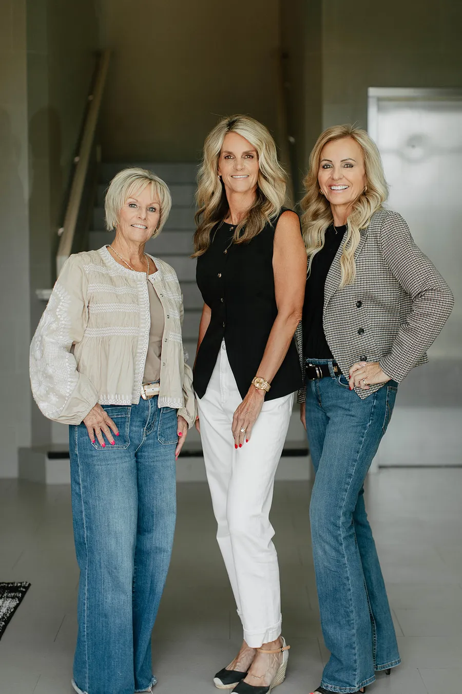 Michele Morley with co-hosts Jodie Lemon and Valinda Hanks